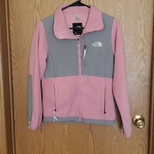 Pink north face jacket